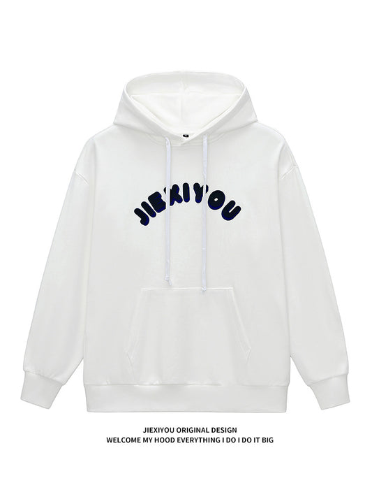 Unisex 3D Silicone Print Hoodie | Oversized Pullover Streetwear