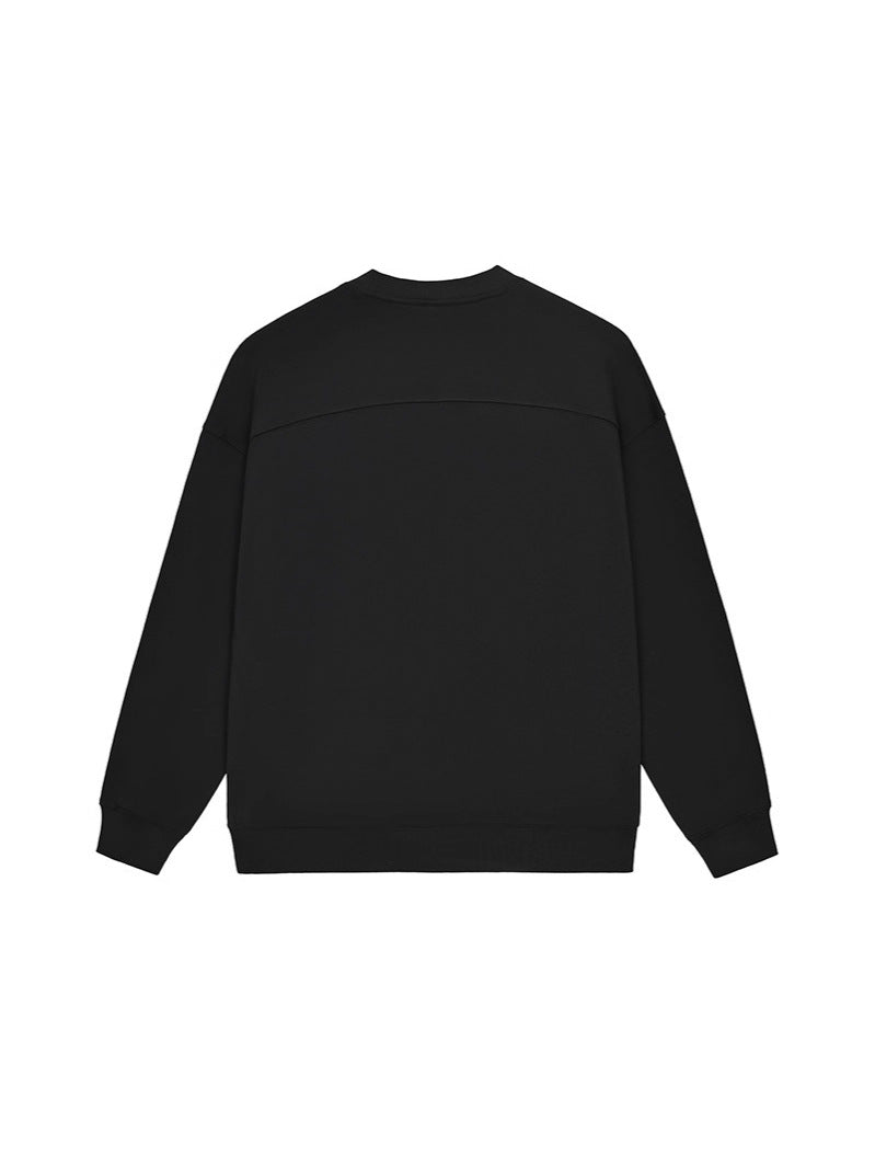 Unisex Crewneck Sweatshirt - Pony Graphic Print, Relaxed Casual Wear