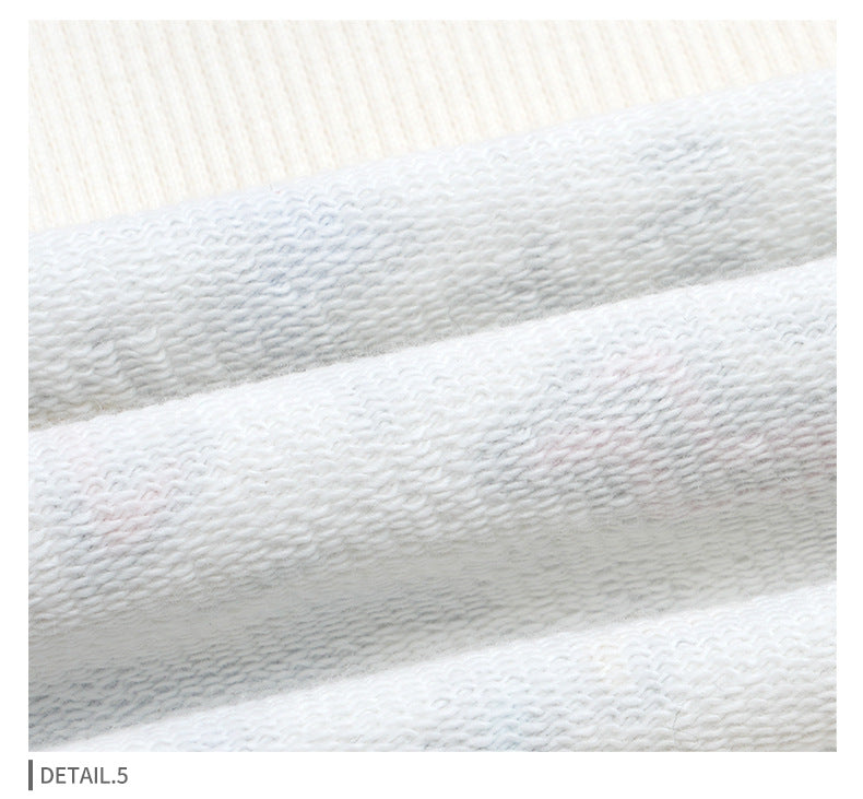 Unisex Graffiti Print Hoodie - Oversized White Pullover, Urban Streetwear