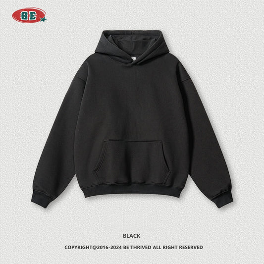 Men's Fleece Hoodie - 425gsm Heavyweight Cotton, Oversized Pullover