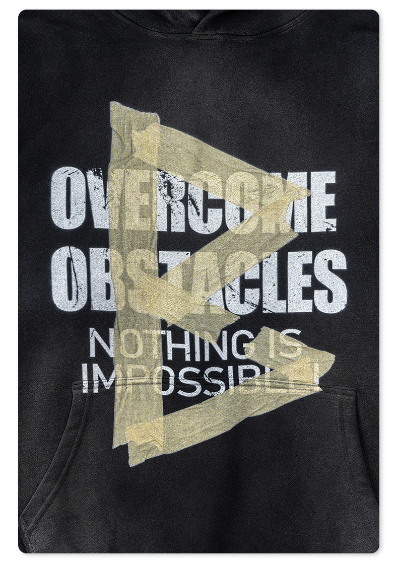 Men's Premium Hoodie - Washed Fleece Pullover, Oversized Streetwear