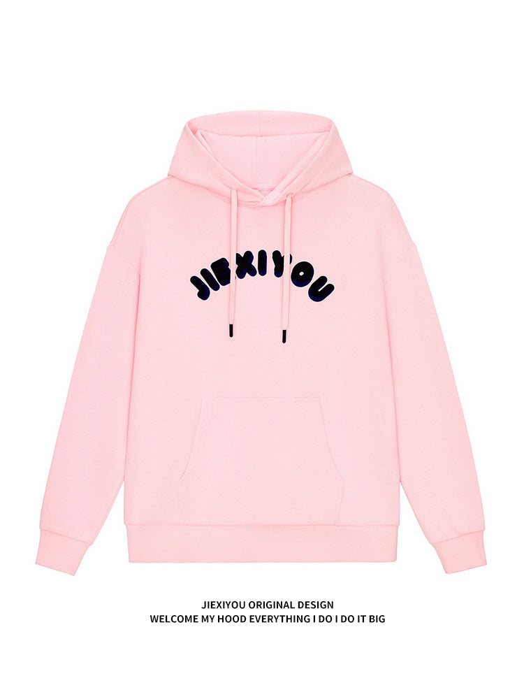 Unisex 3D Silicone Print Hoodie | Oversized Pullover Streetwear