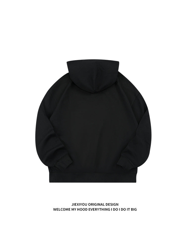 Unisex Graphic Print Hoodie - Fleece Lined Pullover, Oversized Streetwear