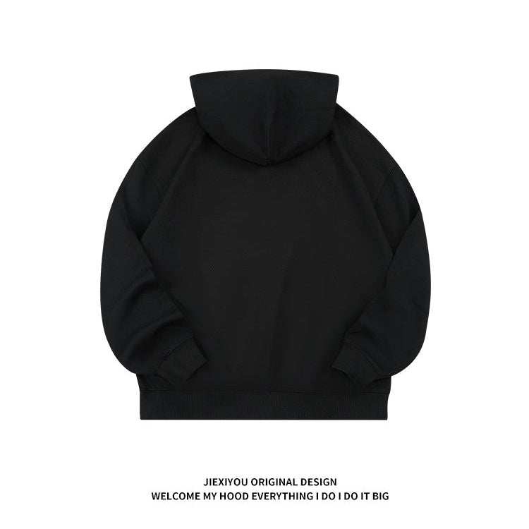 Unisex Graphic Print Hoodie - Fleece Lined Pullover, Oversized Streetwear