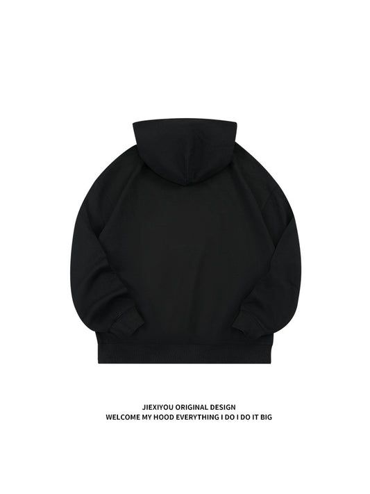 Unisex Graphic Print Hoodie - Fleece Lined Pullover, Oversized Streetwear