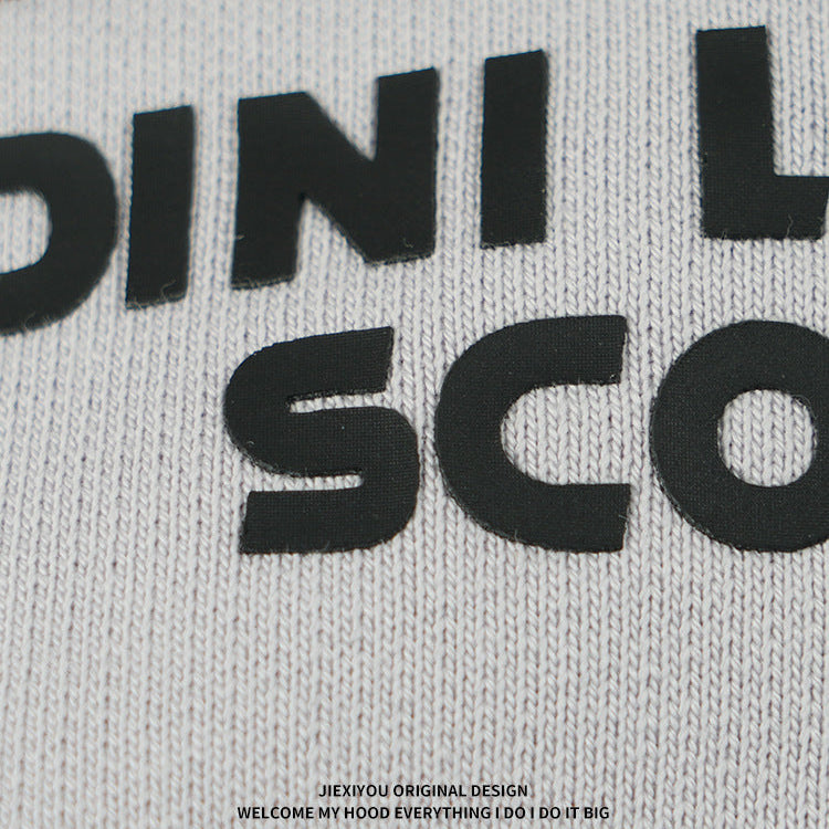 Unisex 3D Print Hoodie - Oversized Lavender Pullover, Textured Streetwear