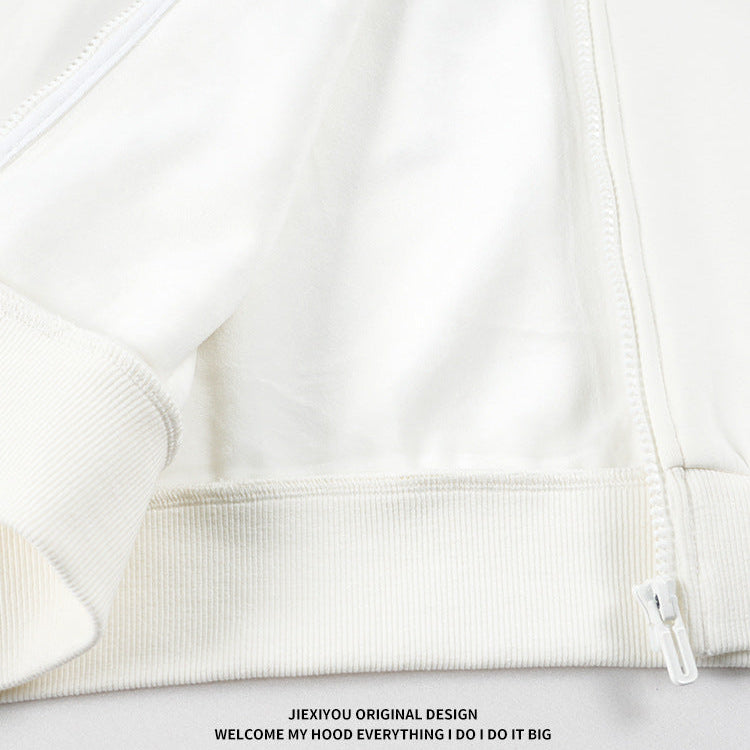 Unisex Heavyweight Zip Hoodie - Fleece Lined Pullover, Oversized Streetwear