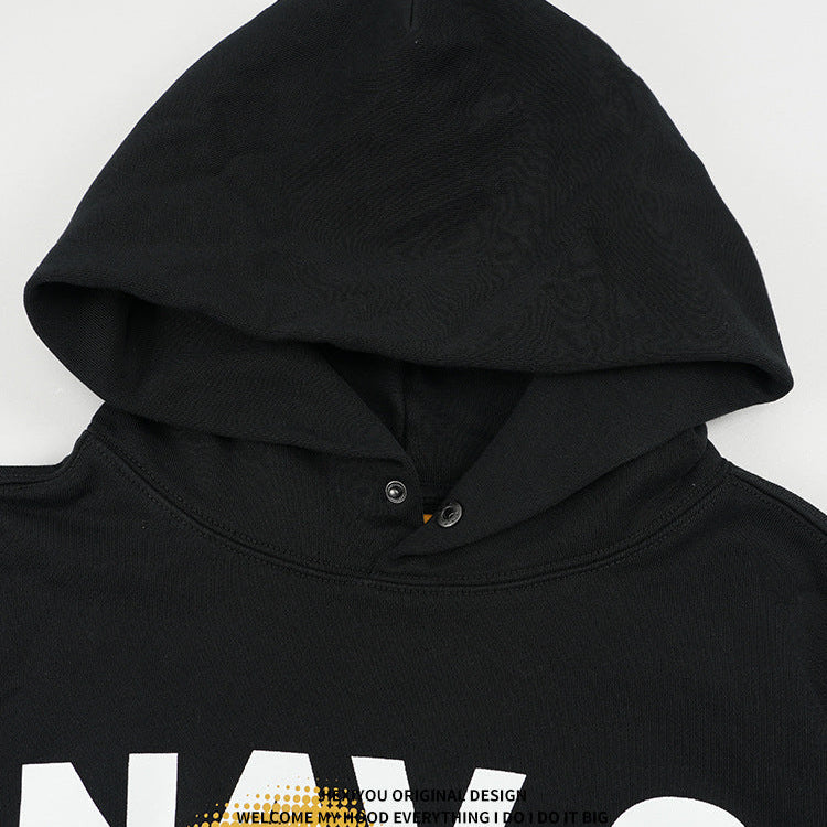 Unisex Graphic Print Hoodie - Fleece Lined Pullover, Oversized Streetwear