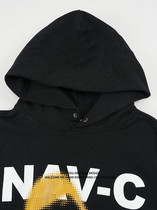 Unisex Graphic Print Hoodie - Fleece Lined Pullover, Oversized Streetwear