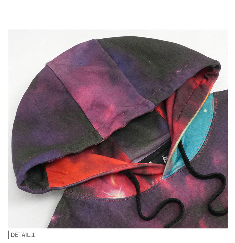 Unisex Graphic Hoodie - Fleece Lined Pullover, Colorful Streetwear