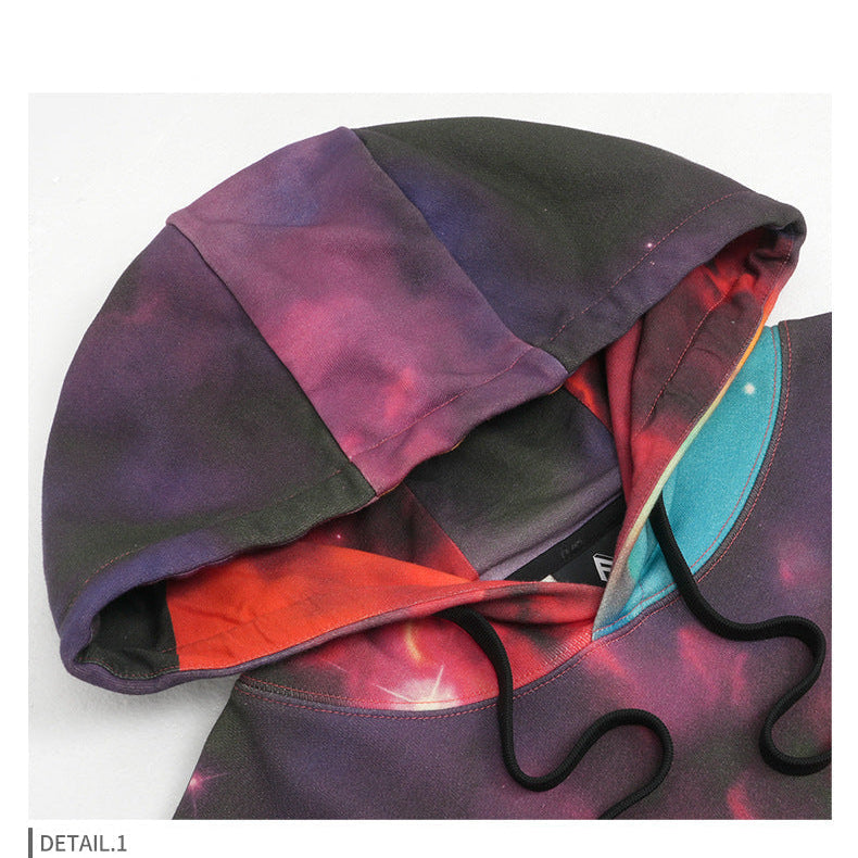 Unisex Graphic Hoodie - Fleece Lined Pullover, Colorful Streetwear