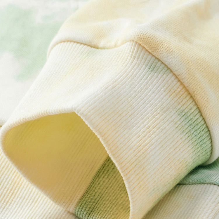 Tie-Dye Camo Hoodie | Unisex Oversized Pullover Streetwear