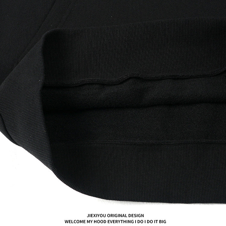 Unisex Half Zip Hoodie - Oversized Pullover, High Street Style