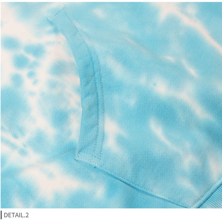 Unisex Heavy Tie Dye Hoodie - 380gsm Cotton Pullover, Color Block Design