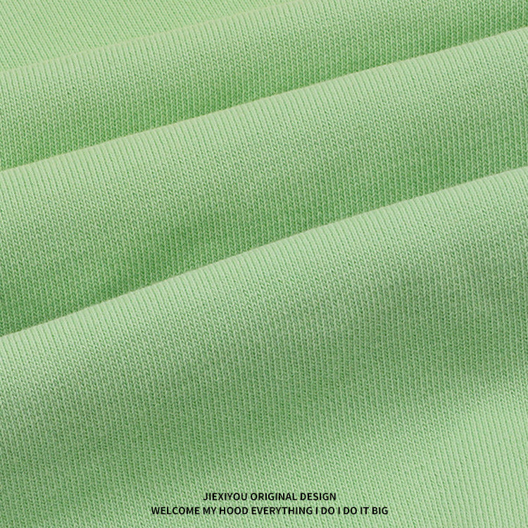 Unisex Digital Print Hoodie - Oversized Green Pullover, Casual Streetwear