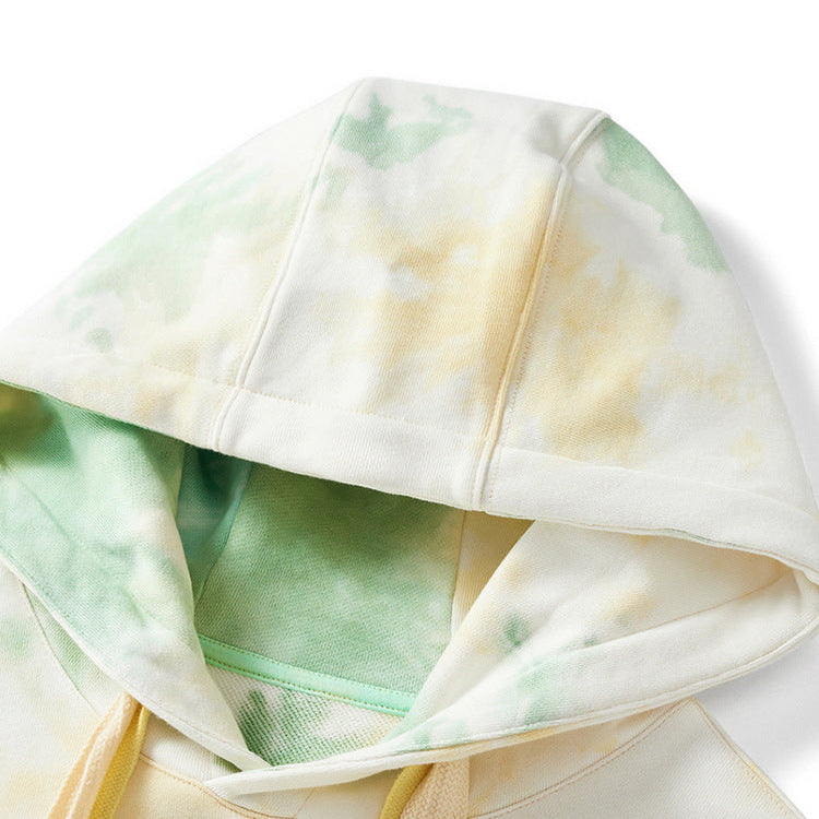 Tie-Dye Camo Hoodie | Unisex Oversized Pullover Streetwear