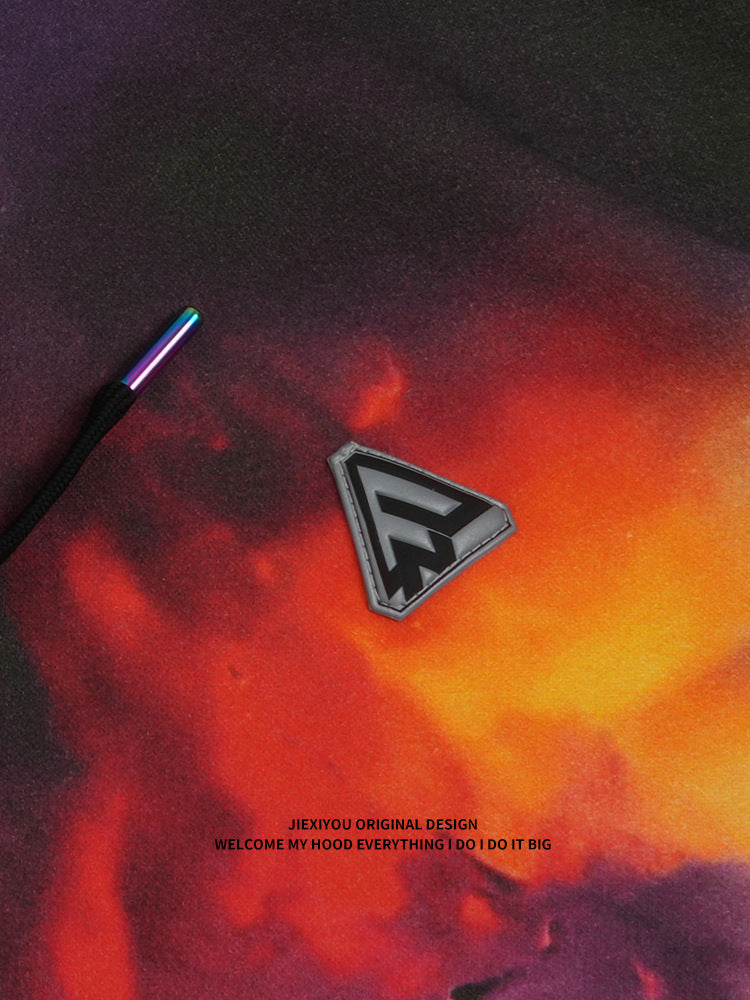 Unisex Graphic Hoodie - Fleece Lined Pullover, Colorful Streetwear