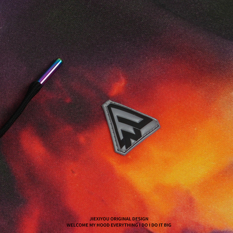 Unisex Graphic Hoodie - Fleece Lined Pullover, Colorful Streetwear