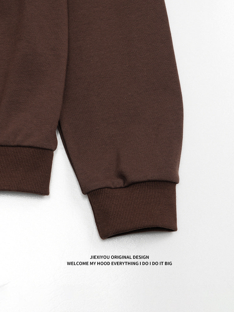 Unisex Oversized Graphic Hoodie - Heavyweight Cotton Pullover, Casual Streetwear