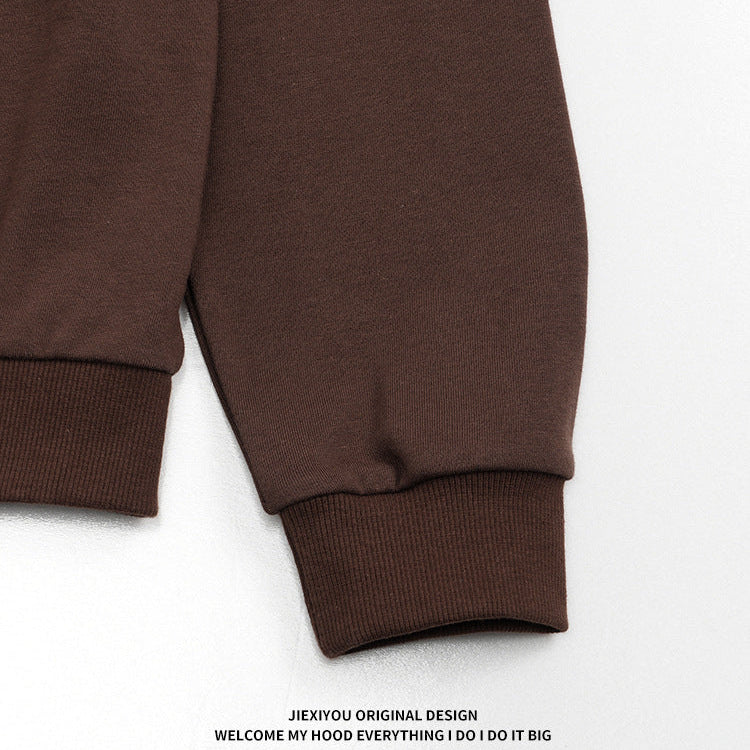 Unisex Oversized Graphic Hoodie - Heavyweight Cotton Pullover, Casual Streetwear