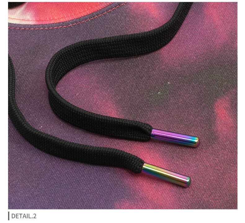 Unisex Graphic Hoodie - Fleece Lined Pullover, Colorful Streetwear