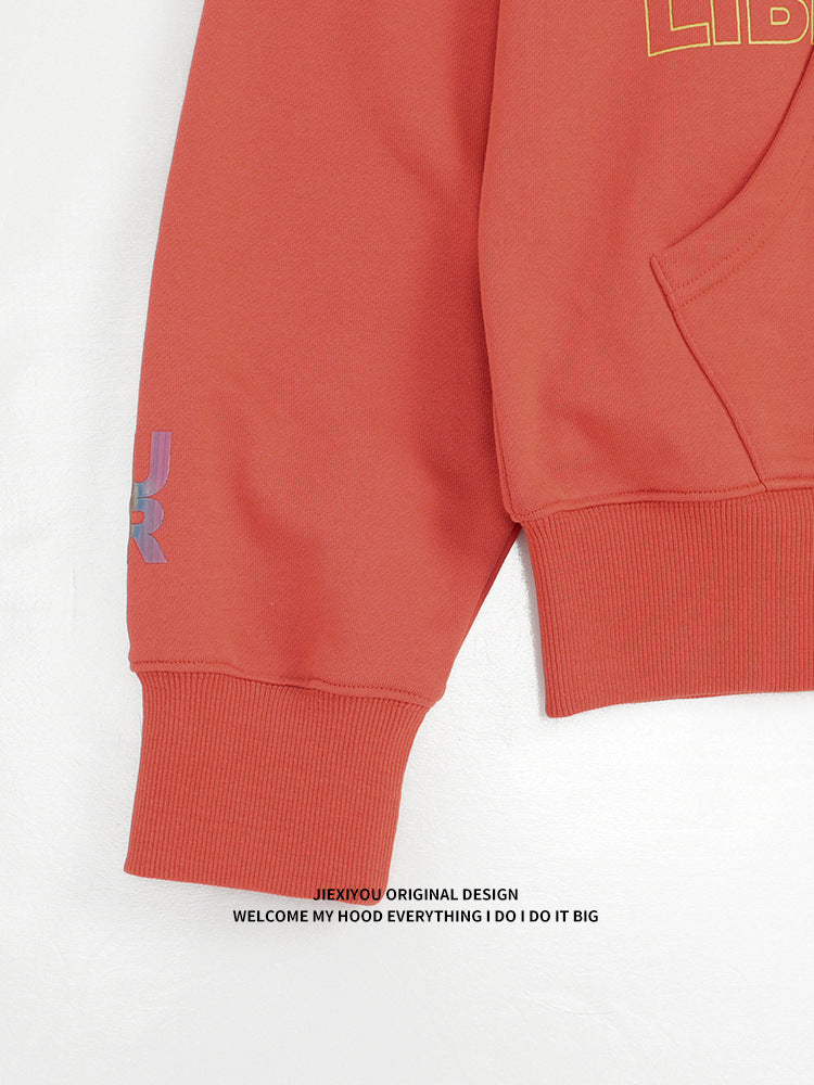 Unisex Custom Hoodie - Orange Pullover, Group & Team Wear