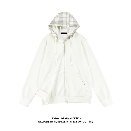 Unisex Heavyweight Zip Hoodie - Fleece Lined Pullover, Oversized Streetwear