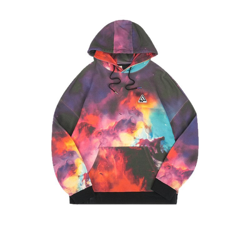 Unisex Graphic Hoodie - Fleece Lined Pullover, Colorful Streetwear