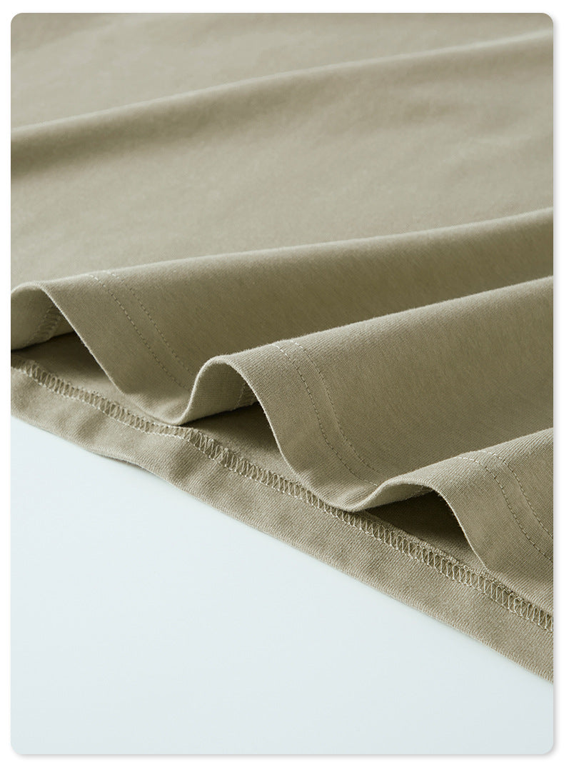 Men's Heavyweight Crewneck Sweatshirt - 425gsm Cotton, Oversized T-Shirt