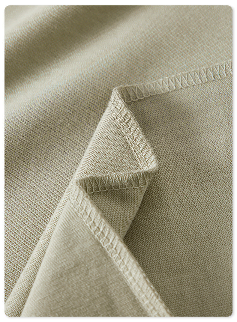 Men's Heavyweight Crewneck Sweatshirt - 425gsm Cotton, Oversized T-Shirt