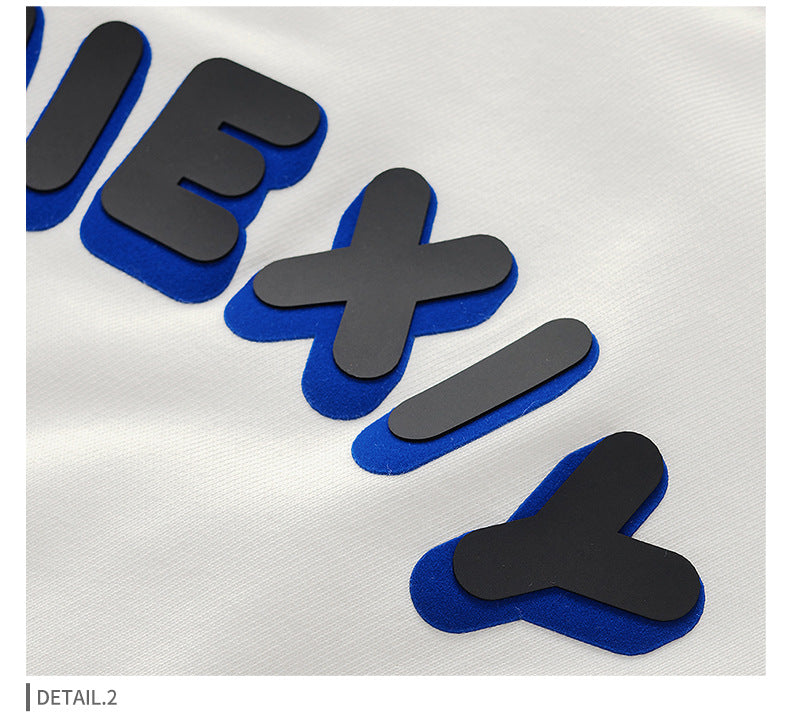 Unisex 3D Silicone Print Hoodie | Oversized Pullover Streetwear