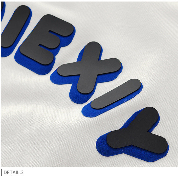 Unisex 3D Silicone Print Hoodie | Oversized Pullover Streetwear