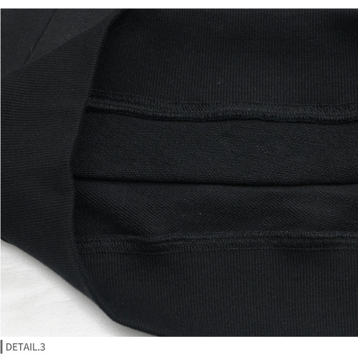 Unisex Embroidered Letter Hoodie - Vintage College Style, Oversized Pullover