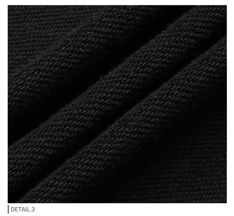 Men's Athletic Zip Hoodie - Heavy Rhinestone Pullover, Oversized Streetwear