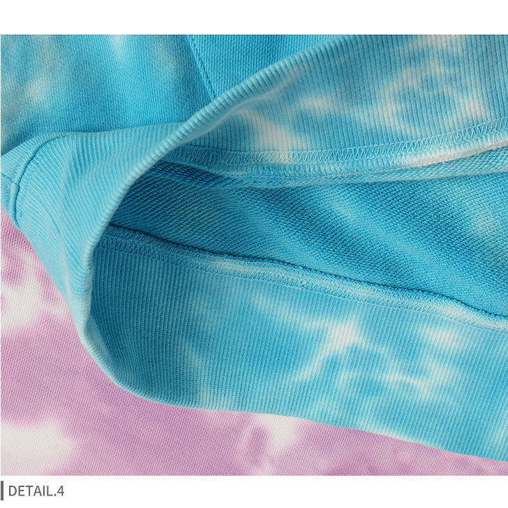 Unisex Heavy Tie Dye Hoodie - 380gsm Cotton Pullover, Color Block Design