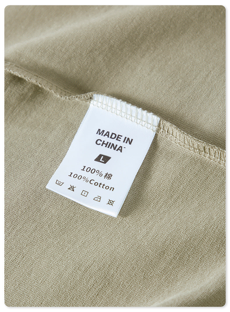 Men's Heavyweight Crewneck Sweatshirt - 425gsm Cotton, Oversized T-Shirt