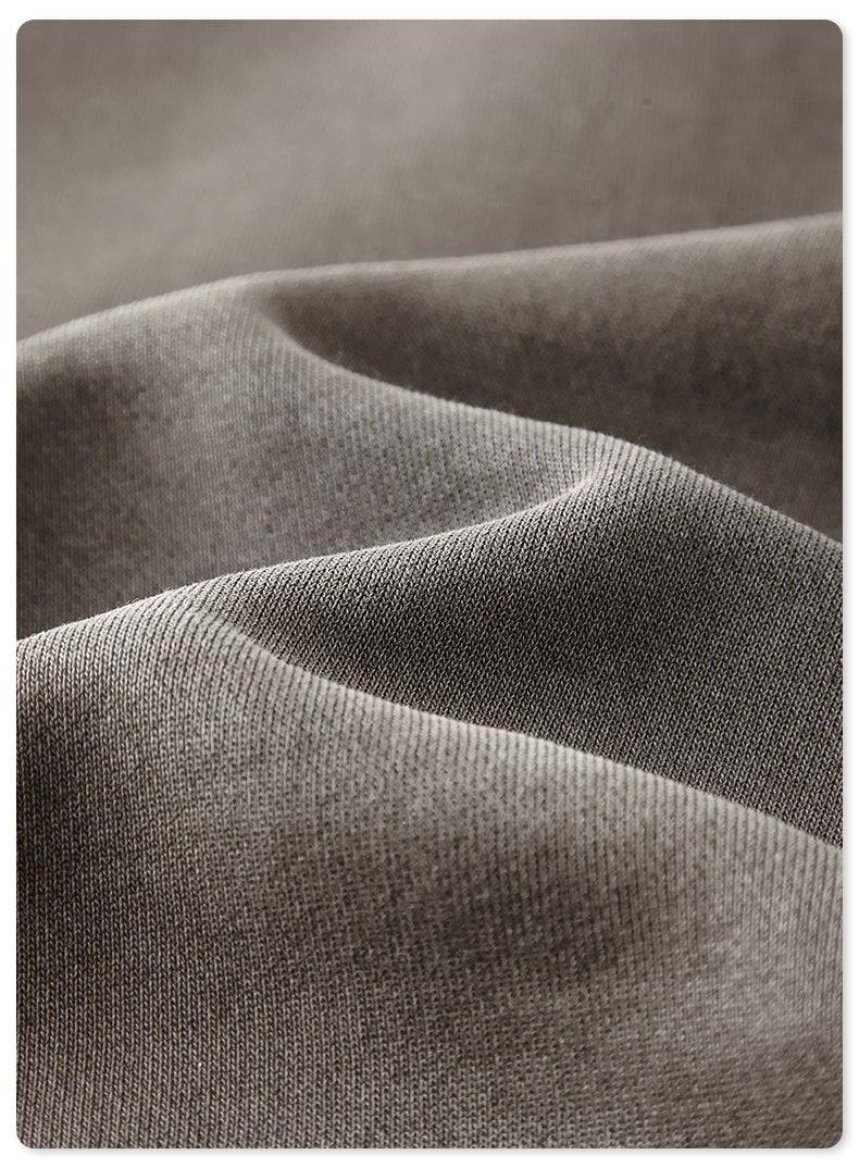 Women's Cropped Fleece Hoodie - Vintage Washed, Zip-Up Jacket