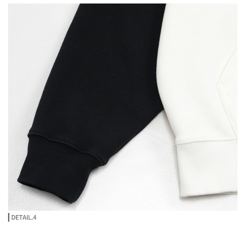 Unisex Color Block Hoodie - Fleece Lined, Dog Graphic Pullover