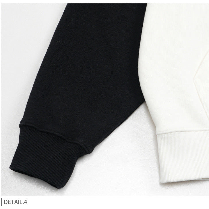 Unisex Color Block Hoodie - Fleece Lined, Dog Graphic Pullover