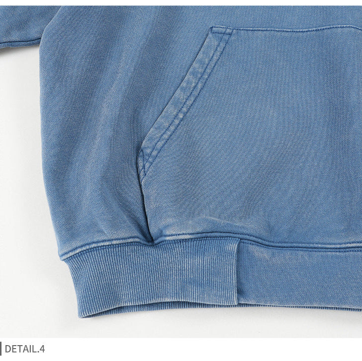 Unisex Distressed Hoodie - Oversized Blue Pullover, Streetwear Style