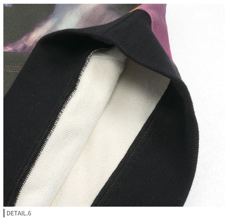 Unisex Graphic Hoodie - Fleece Lined Pullover, Colorful Streetwear