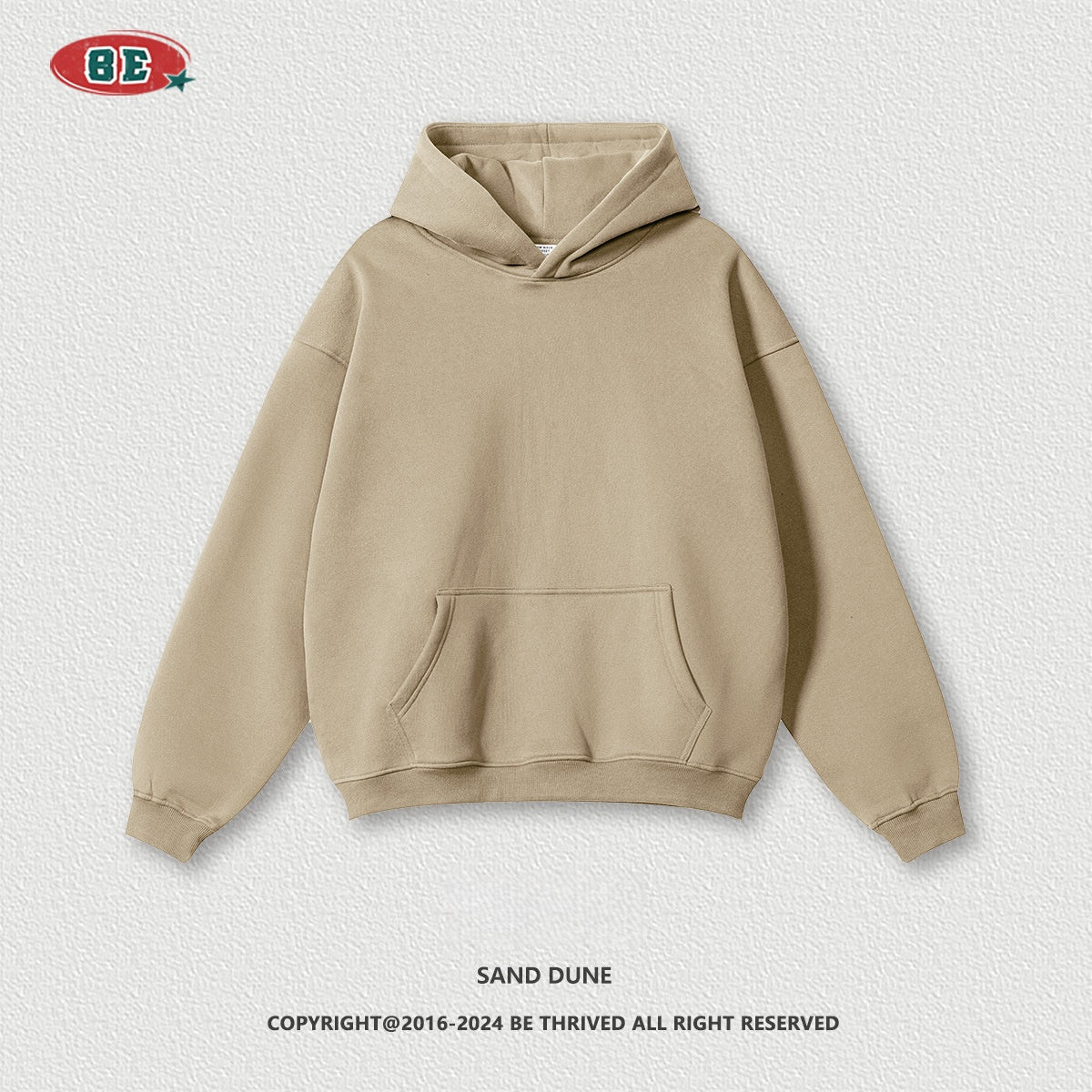 Men's Fleece Hoodie - 425gsm Heavyweight Cotton, Oversized Pullover