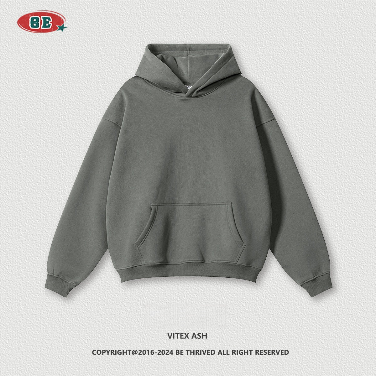 Men's Fleece Hoodie - 425gsm Heavyweight Cotton, Oversized Pullover