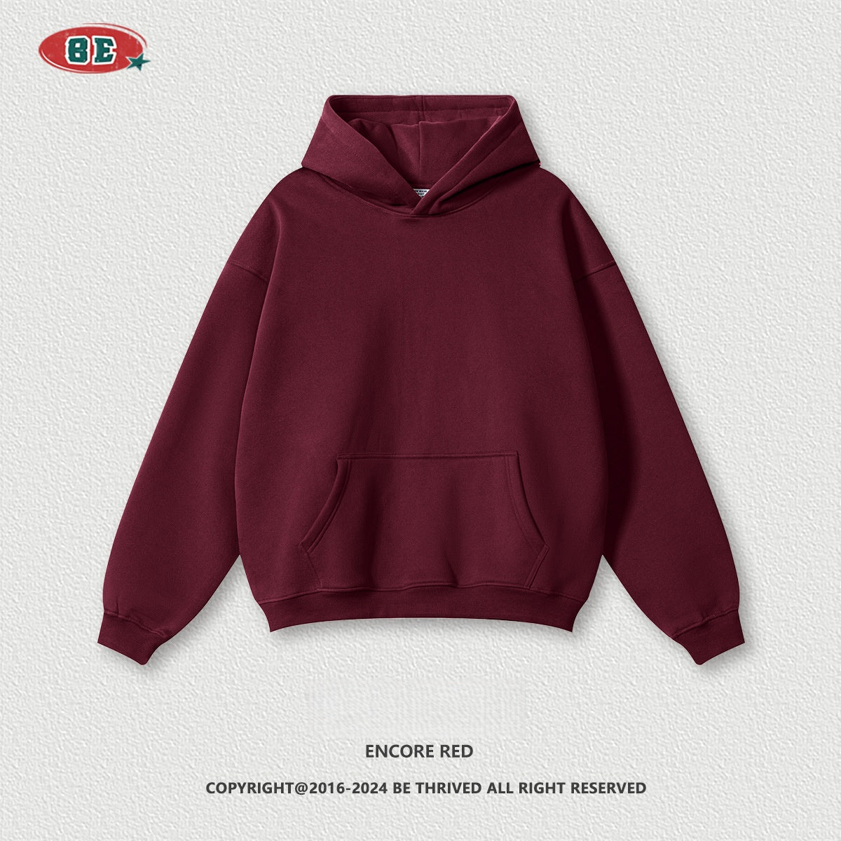 Men's Fleece Hoodie - 425gsm Heavyweight Cotton, Oversized Pullover