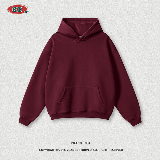 Men's Fleece Hoodie - 425gsm Heavyweight Cotton, Oversized Pullover