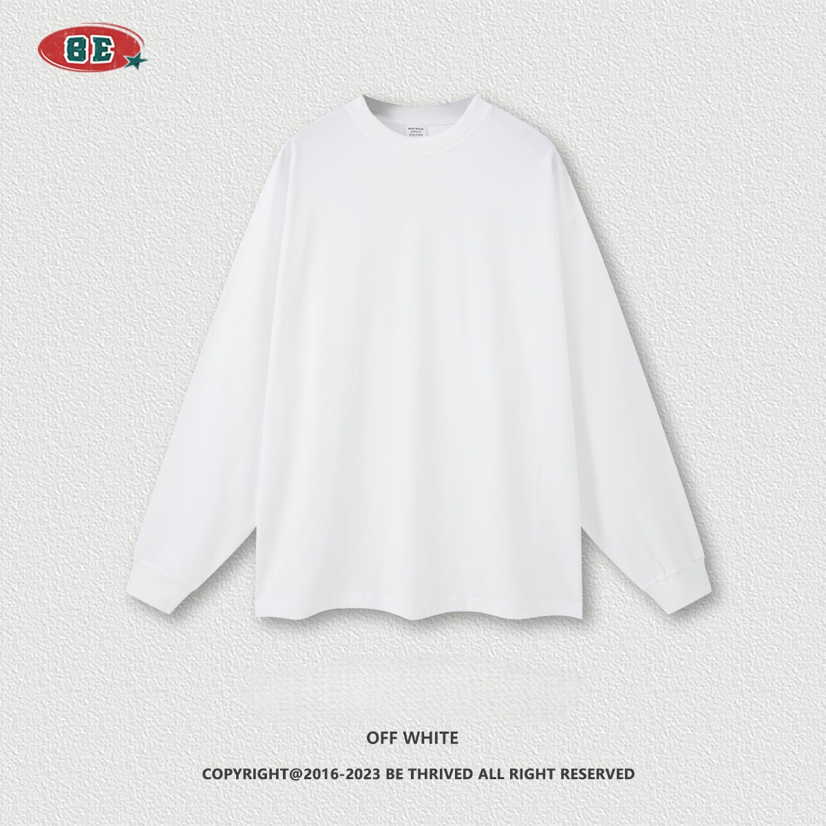 Men's Heavyweight Crewneck Sweatshirt - 425gsm Cotton, Oversized T-Shirt