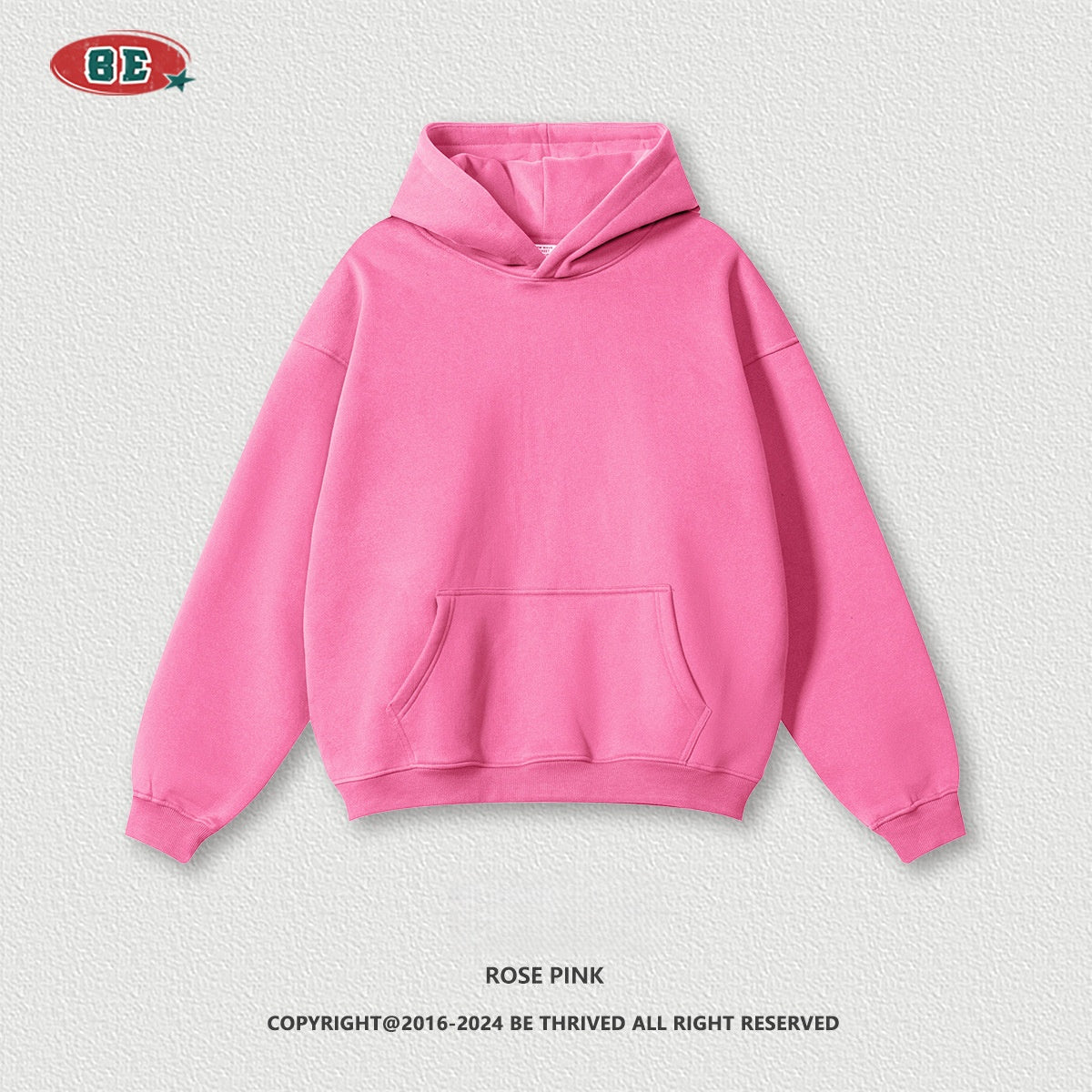 Men's Fleece Hoodie - 425gsm Heavyweight Cotton, Oversized Pullover