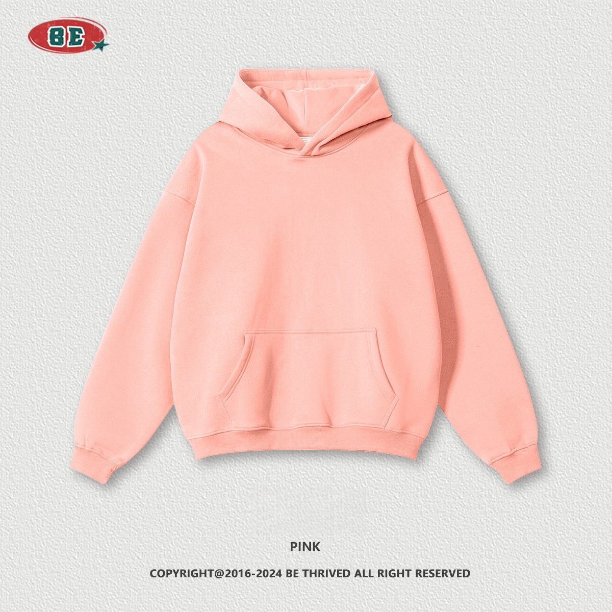 Men's Fleece Hoodie - 425gsm Heavyweight Cotton, Oversized Pullover