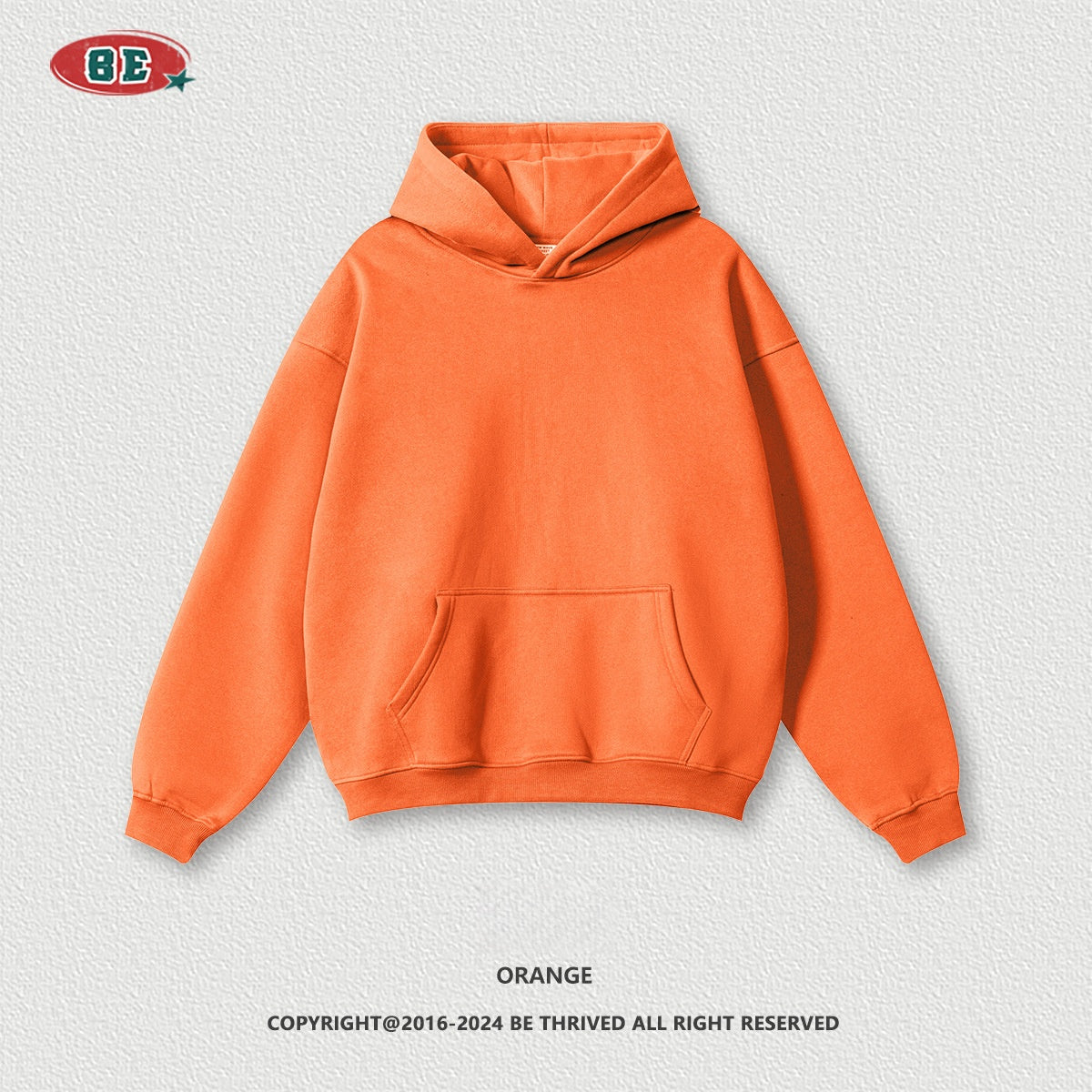 Men's Fleece Hoodie - 425gsm Heavyweight Cotton, Oversized Pullover