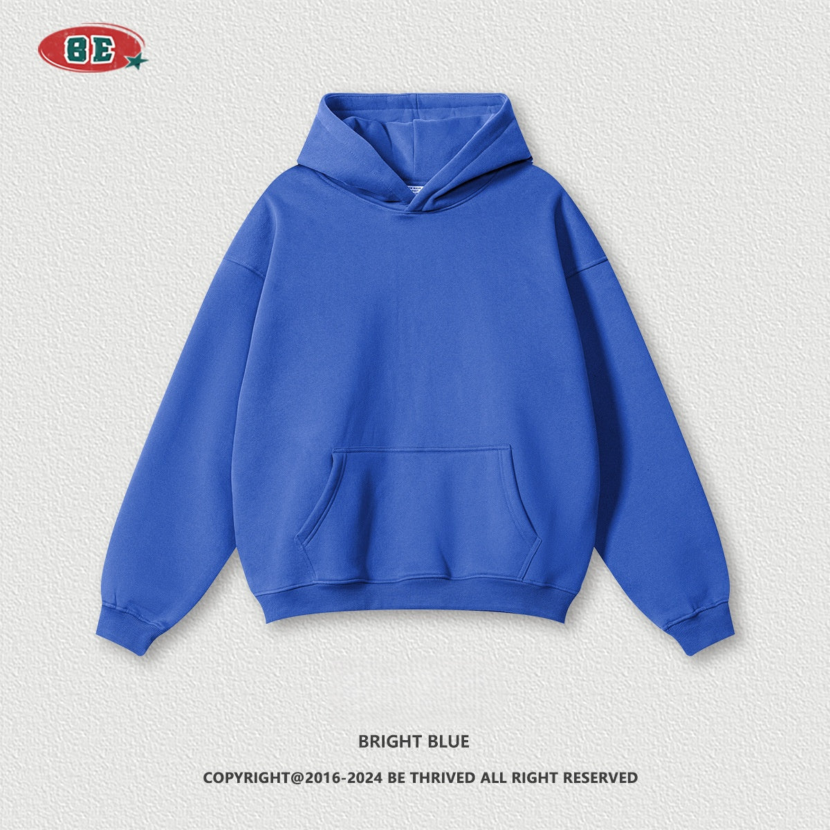 Men's Fleece Hoodie - 425gsm Heavyweight Cotton, Oversized Pullover
